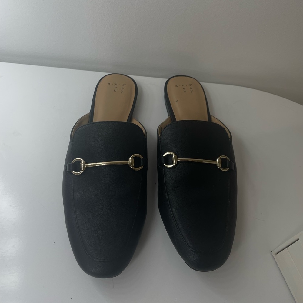 Black Target Loafers